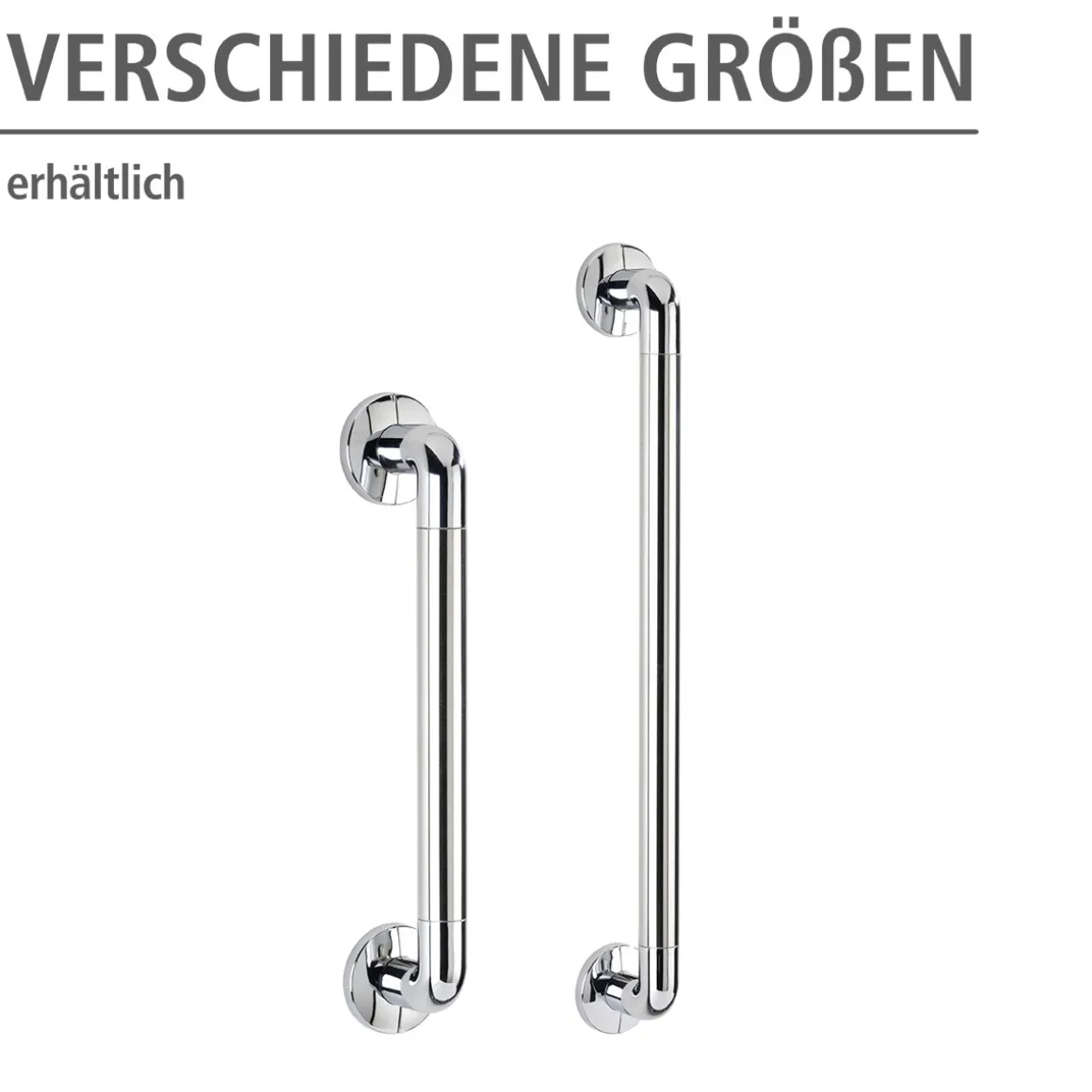 Wenko Wandhaltegriff Secura Chrom 43 cm