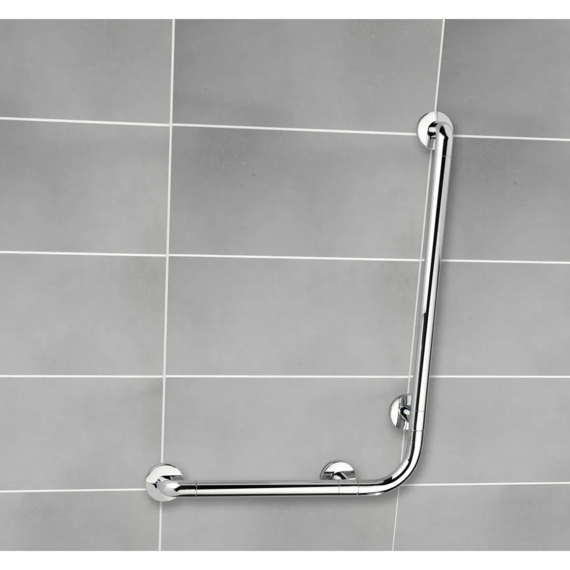 Wenko Wandhaltegriff Secura 78 x 55,5 cm Chrom