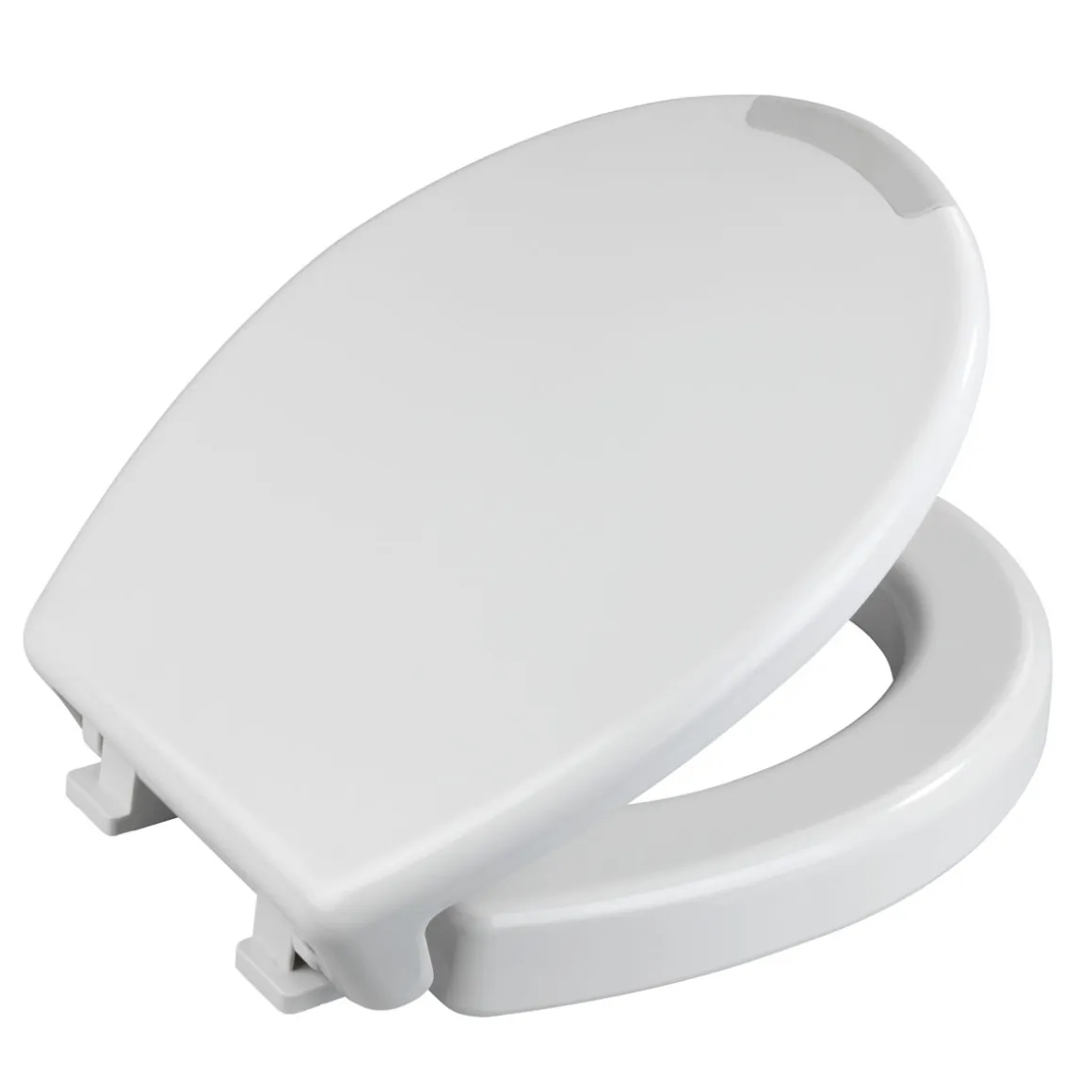 Wenko WC-Sitz Secura Comfort aus antibakteriellem Duroplast mit Sitzflächenerhöhung