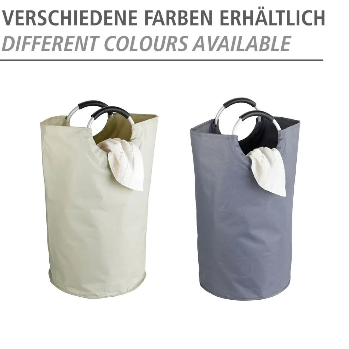 Wenko Wäschesammler Jumbo Stone Multifunktionstasche 69 l