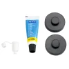 Wenko Adapter Schwarz Befestigen ohne bohren Power-Loc