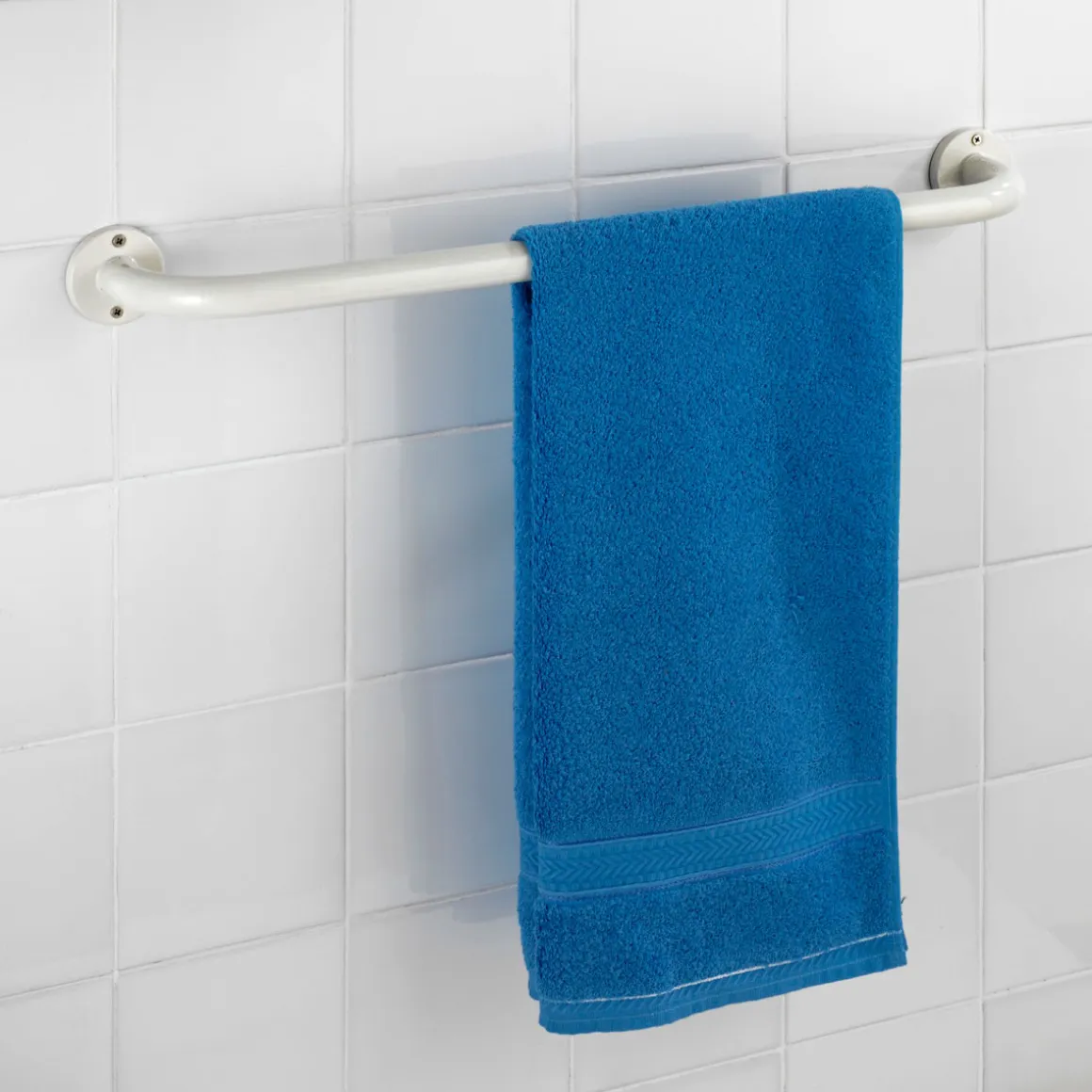 Wenko Badetuchstange Basic weiß 60 cm