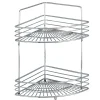 Wenko Eckwandablage Milano mit 2 Etagen chrom
