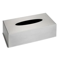 Wenko Edelstahlbox für Kosmetiktücher matt