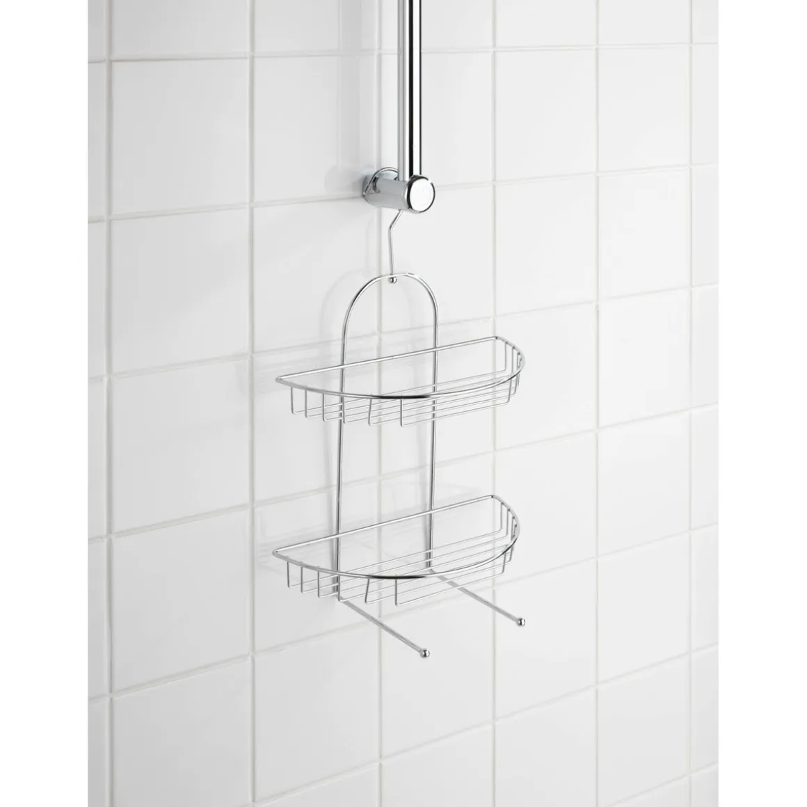 Wenko Exklusiv Duschcaddy Kuopio mit 2 Körben chrom