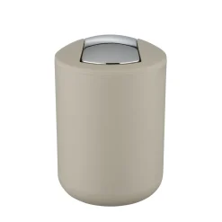 Wenko Schwingdeckeleimer Brasil S taupe 2 L