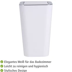 Wenko Schwingdeckeleimer Candy weiß 6 L