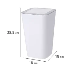 Wenko Schwingdeckeleimer Candy weiß 6 L