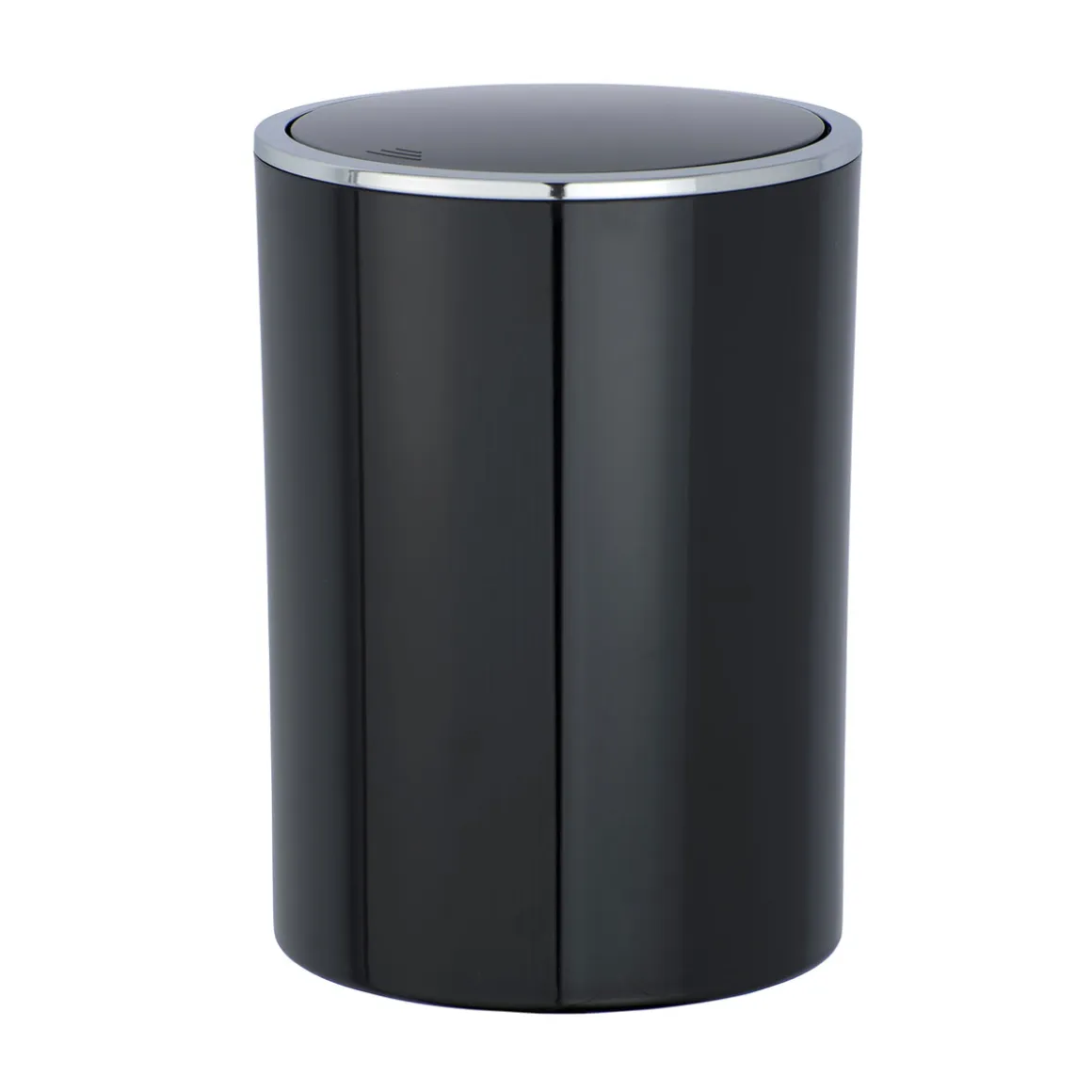 Wenko Schwingdeckeleimer Inca schwarz 5 L