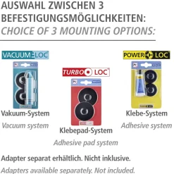 Wenko Seifenspender Classic Plus schwarz 185 ml