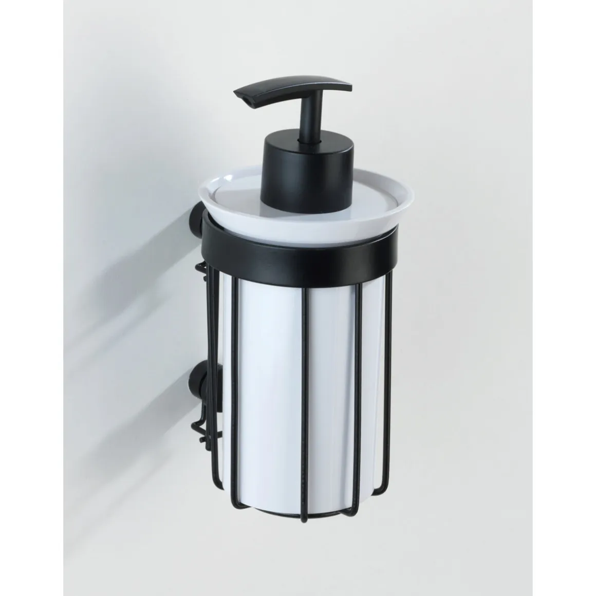 Wenko Seifenspender Classic Plus schwarz 185 ml