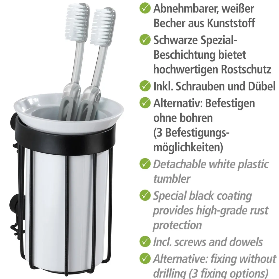 Wenko Seifenspender Lavit transparent 280 ml