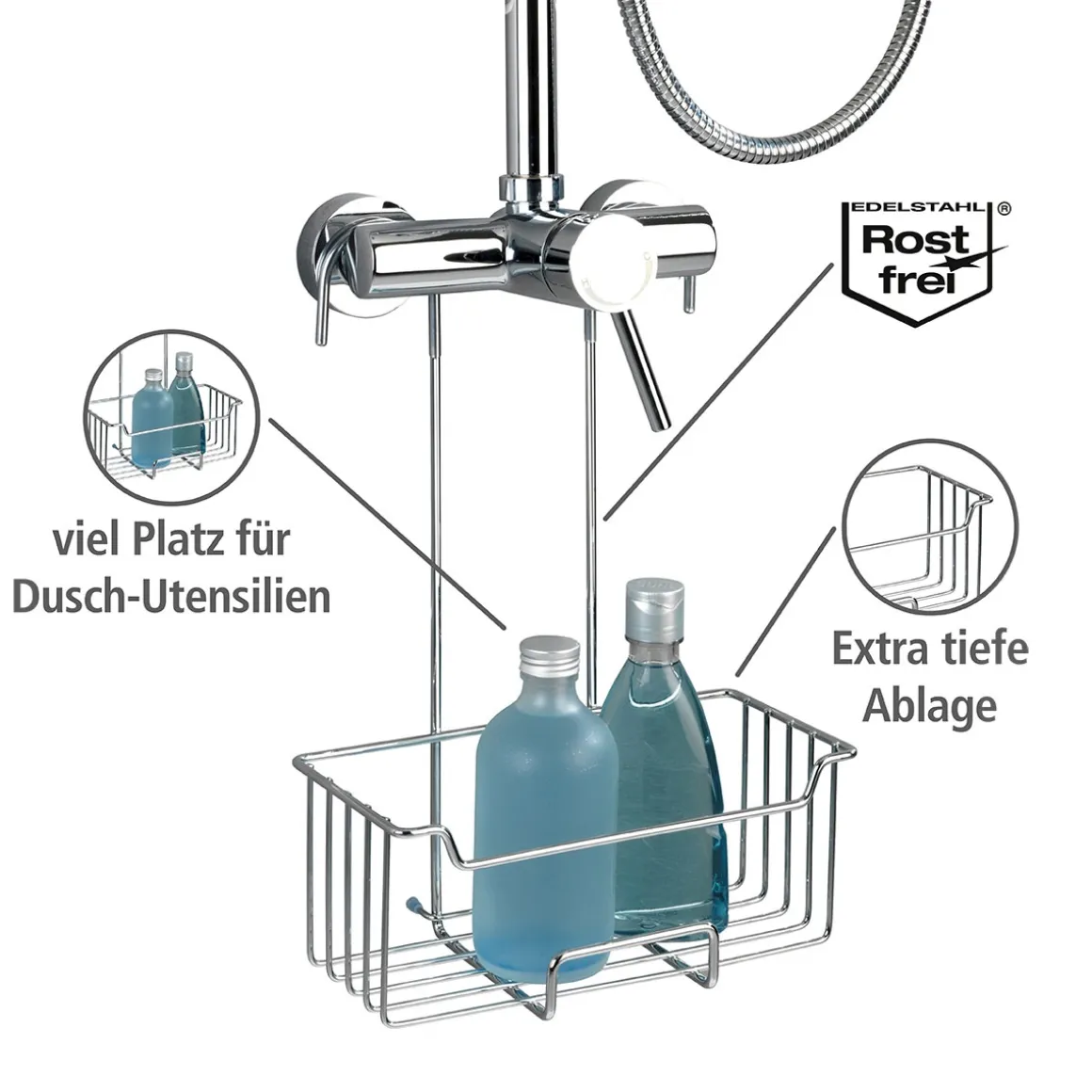 Wenko Thermostat-Dusch-Caddy Milo