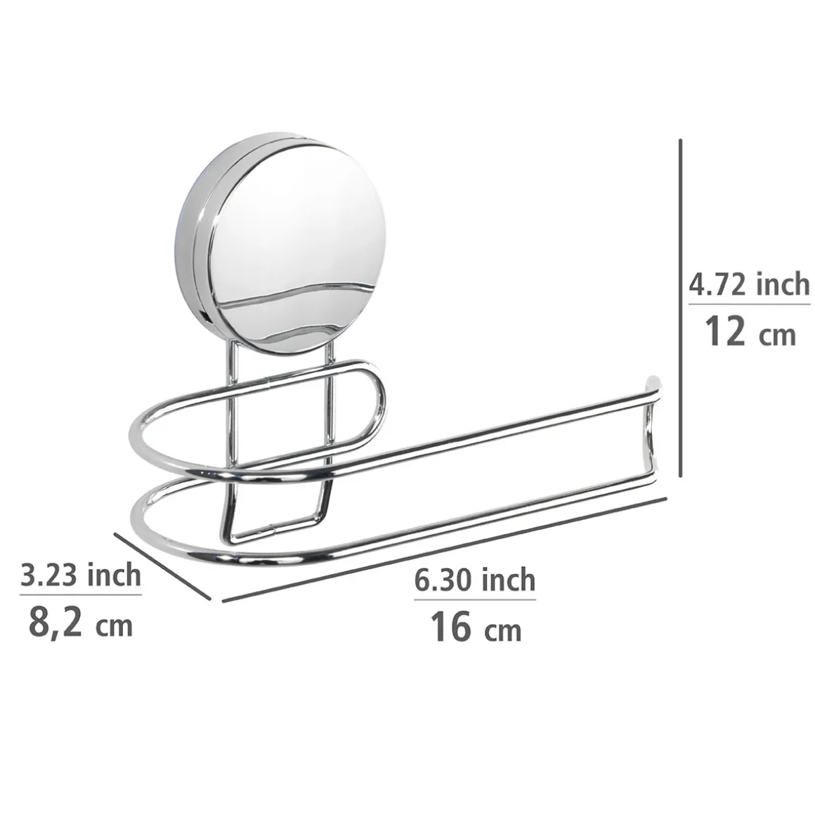 Wenko Toilettenpapierhalter Osimo Befestigen ohne bohren Static-Loc Plus