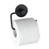 Wenko Toilettenpapierhalter Milazzo Schwarz Befestigen ohne bohren Vacuum-Loc