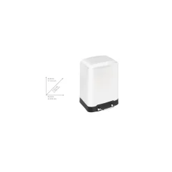 Wenko Treteimer Studio Easy-Close weiß 6 L