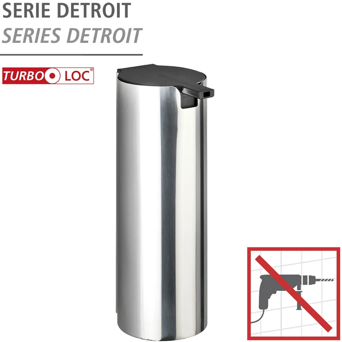 Wenko Turbo-Loc Seifenspender Detroit