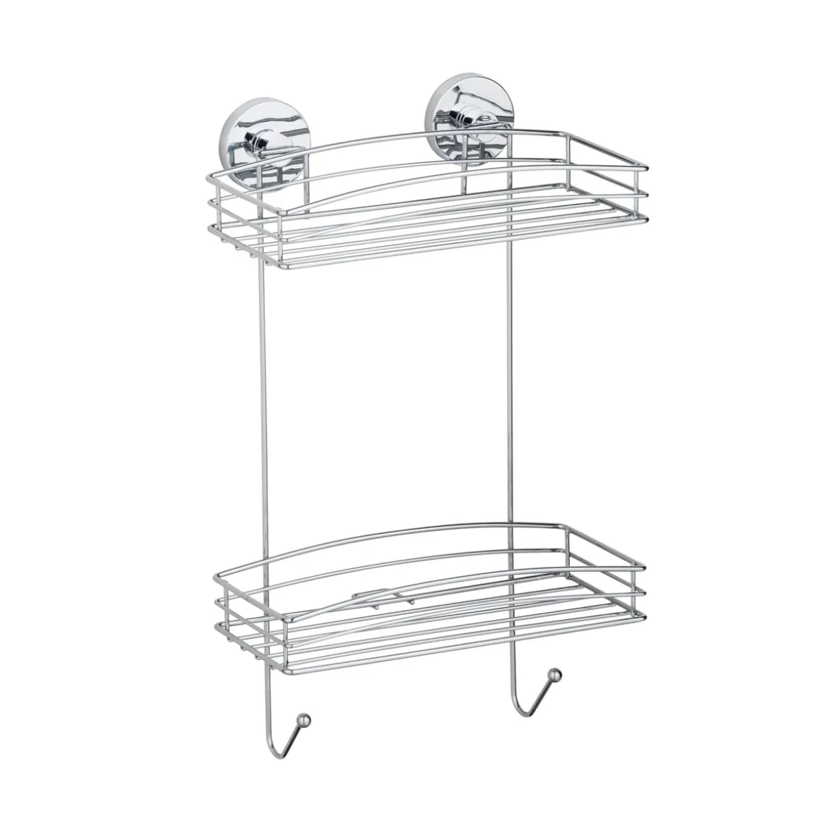 Wenko Vacuum-Loc Wandregal 2 Etagen