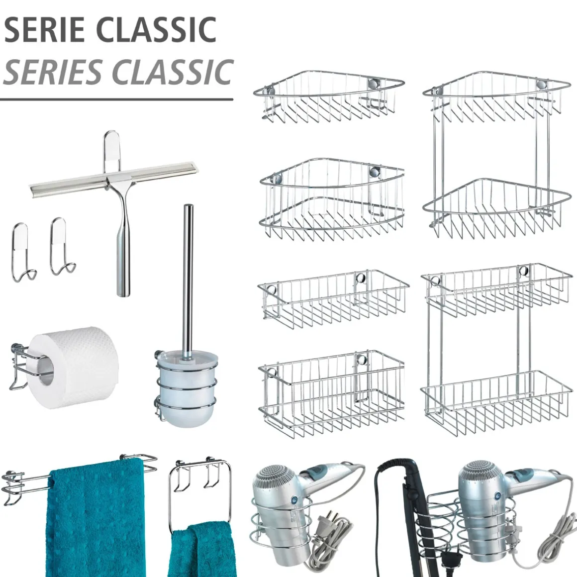 Wenko Wandregal Classic 2 Etagen