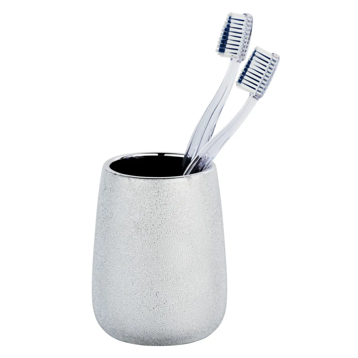 Wenko Zahnputzbecher Glimma silber