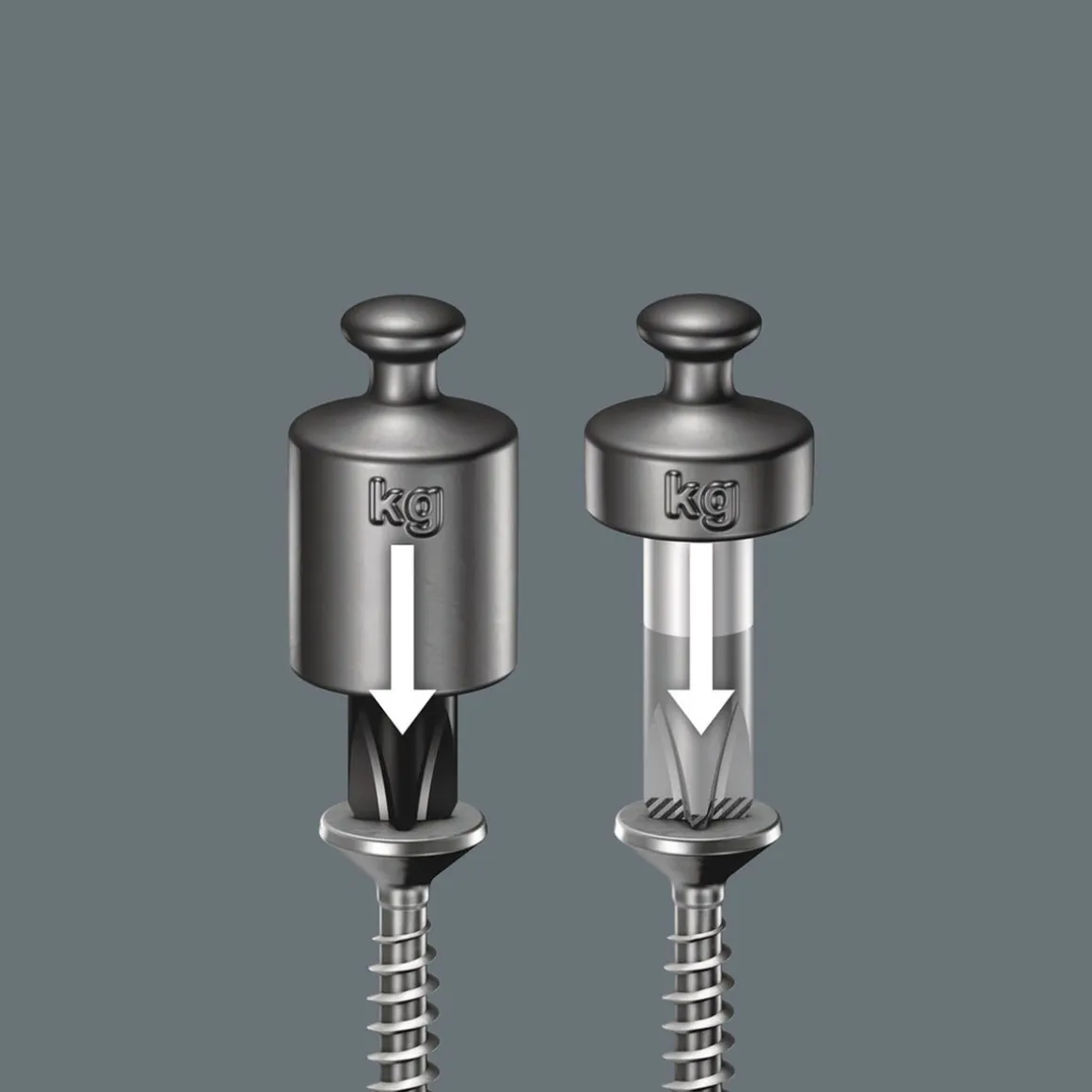 Wera Schlitz-Schraubendreher Kraftform Plus 8 x 175 mm