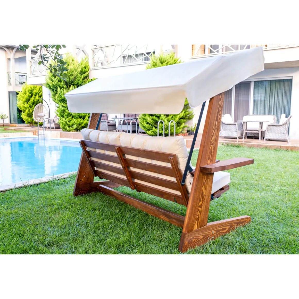 Westmann Hollywoodschaukel Viva 2400 115x237x175cm Beige