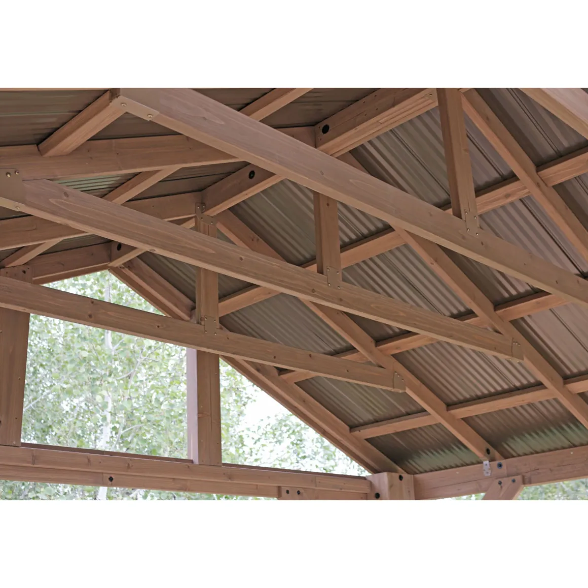 Westmann Pavillon Yukon 1412 426,72x365,76x330,18cm Natur