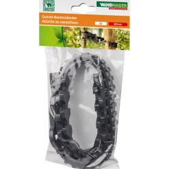 Windhager Gummi-Baumanbinder-Set schwarz 2-teilig