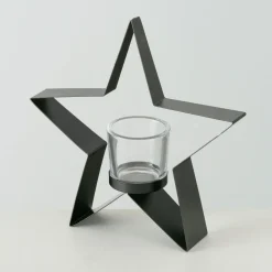 Windlicht Naos Stern Höhe 32 cm Eisen pulverbeschichtet Mehrfarbig