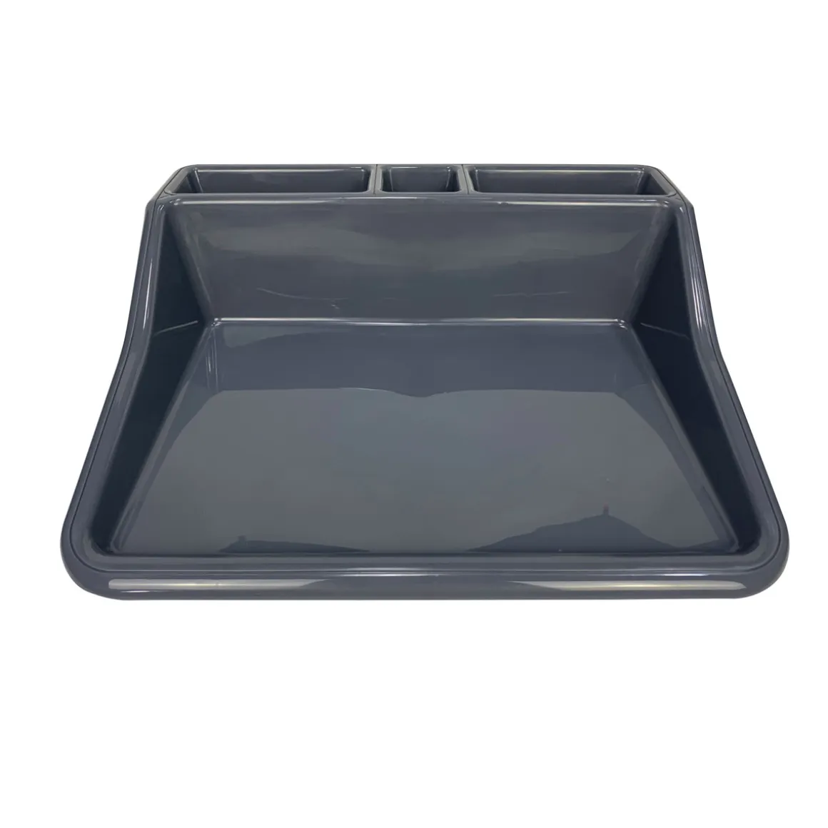 Wingart Kunststoff Pflanzschale grau 61 x 55 x 15 cm