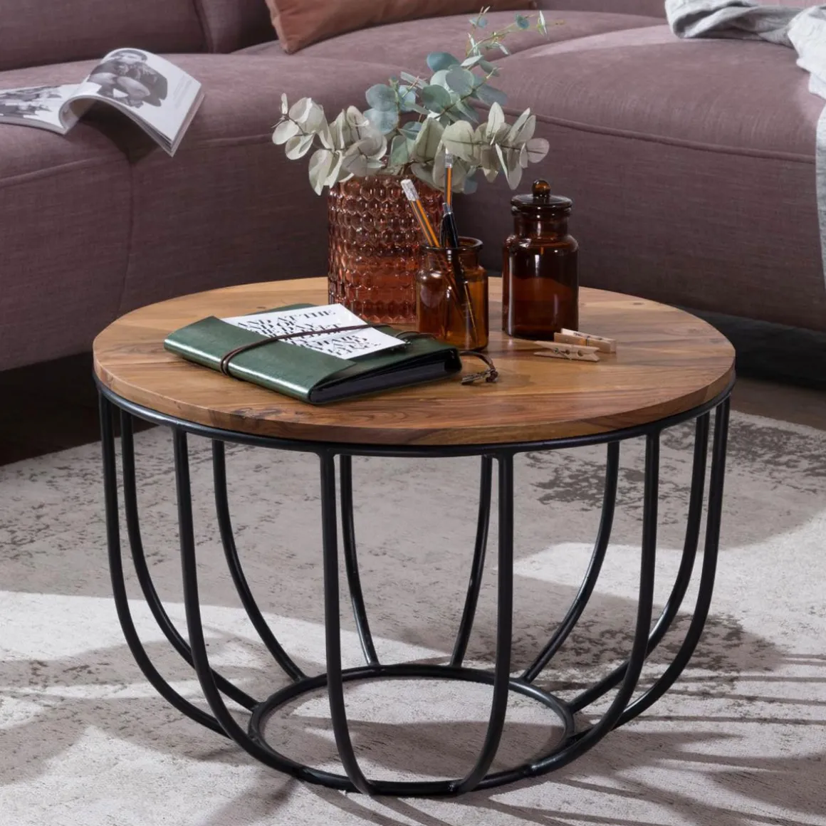 Wohnling Couchtisch „Manora“, Braun