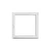 Wohnraumfenster Q 71 Premium Serie 3-Fach Verglasung 75 x 90 weiß DR