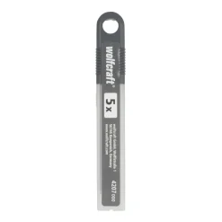 Wolfcraft 5 Profi-Sharp-Abbrechklingen 9 mm schwarz