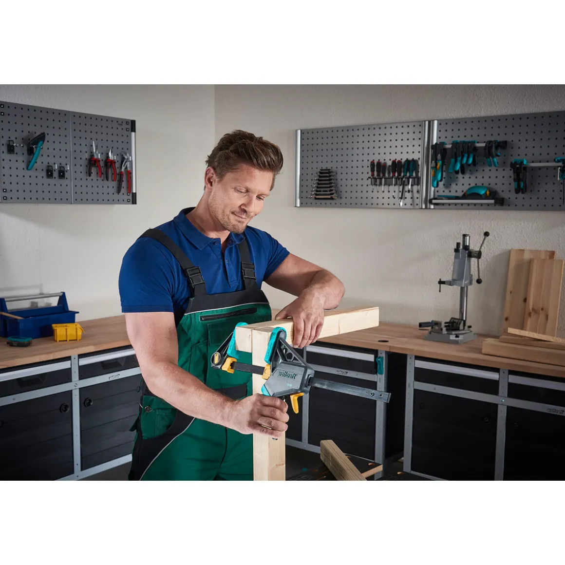 Wolfcraft Einhandzwinge EHZ PRO 100/700 mm