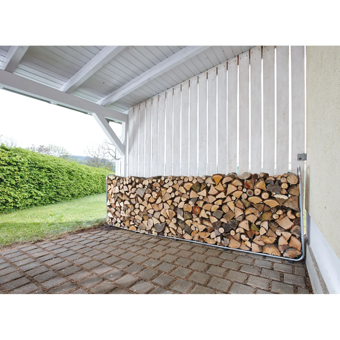 Wolfcraft Stapelhilfe Modular XXL für Brennholz