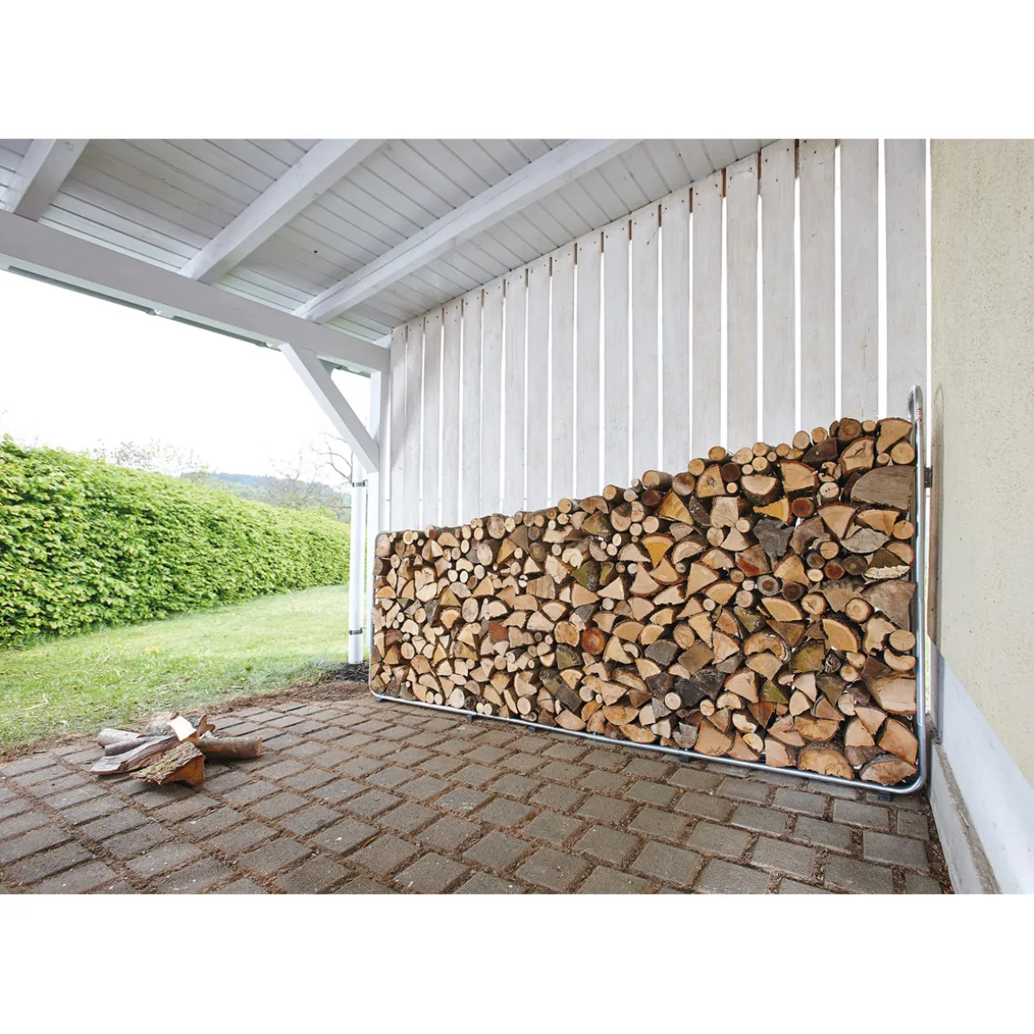 Wolfcraft Stapelhilfe Modular XXL für Brennholz