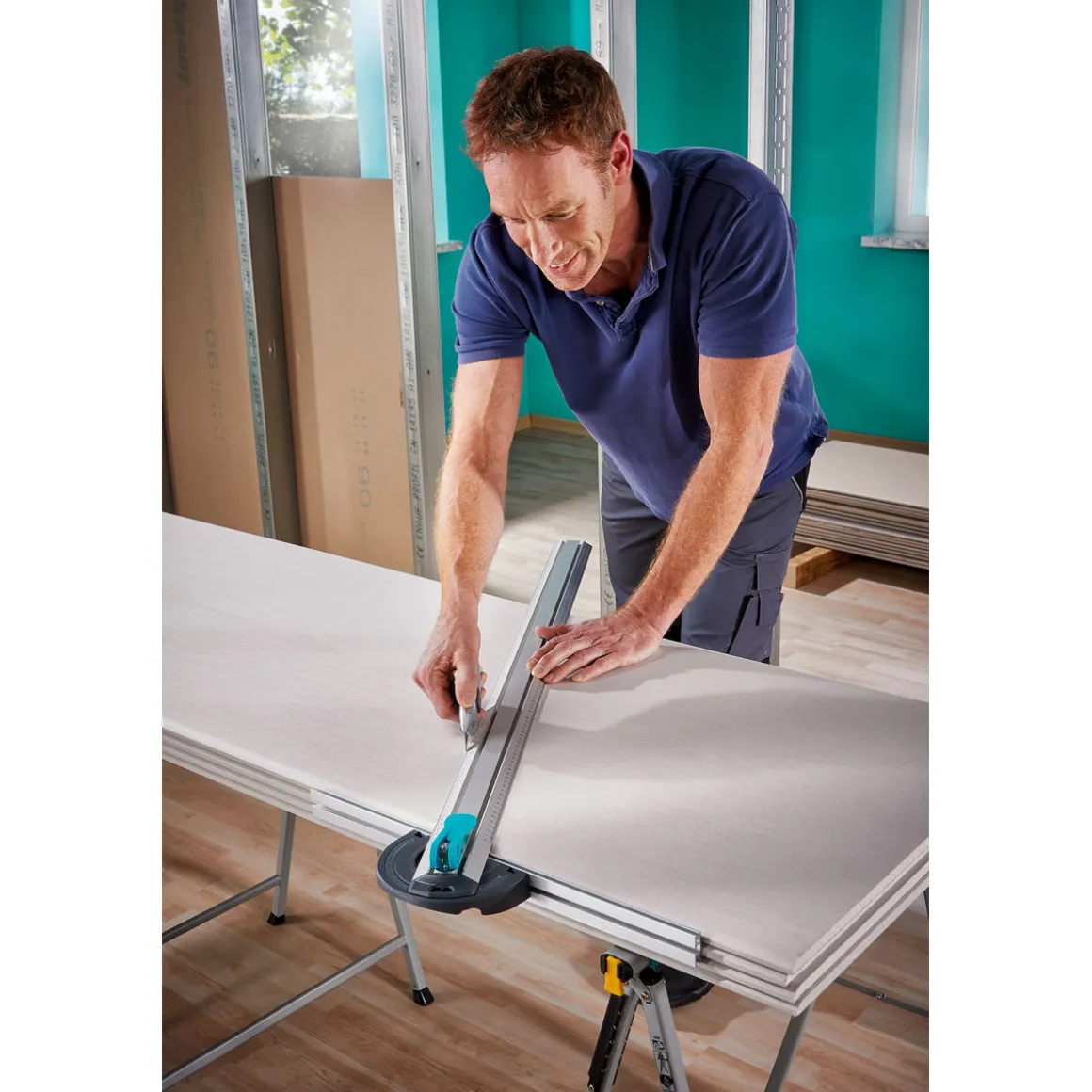 Wolfcraft T-Schiene mit Parallelschneider