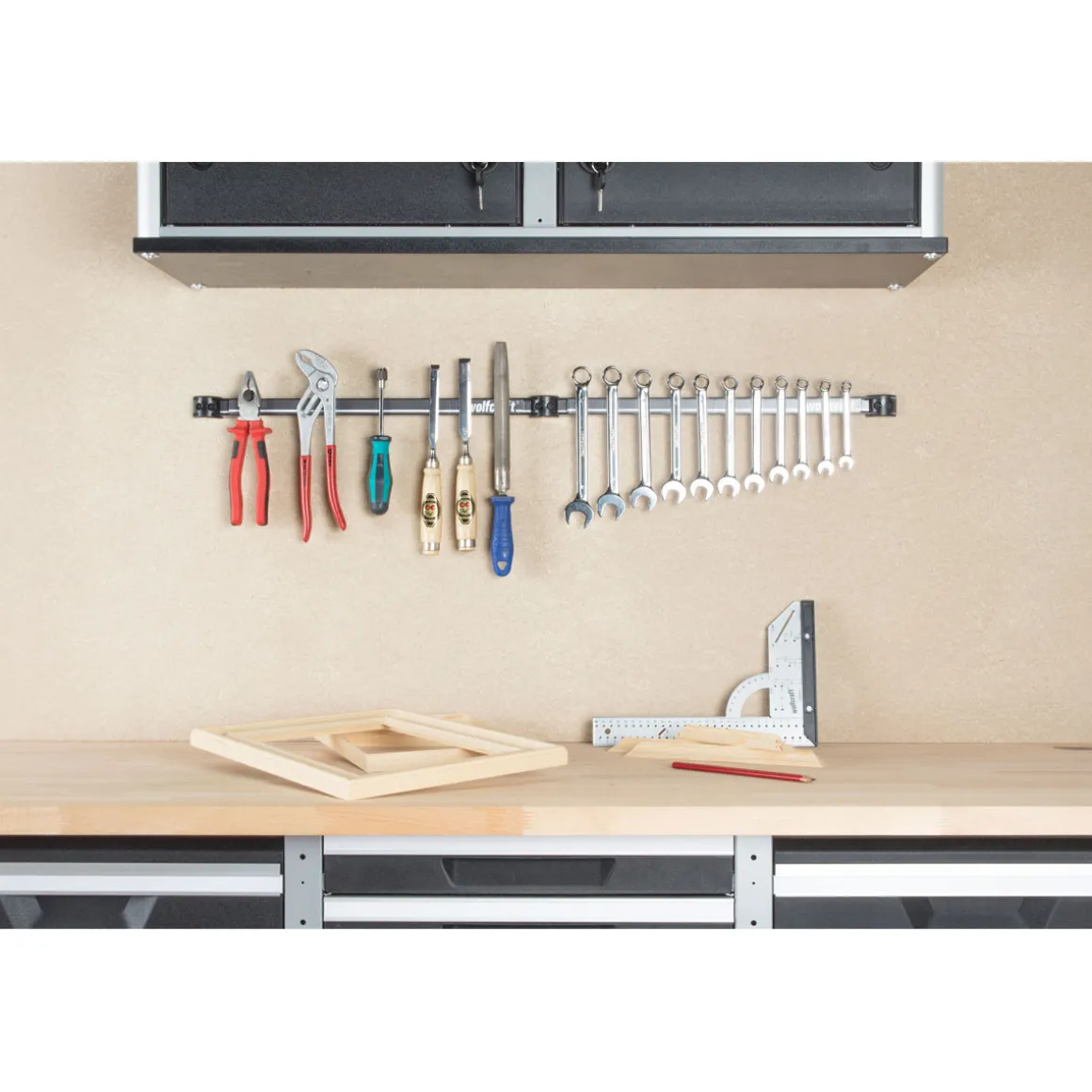 Wolfcraft Magnetleiste für Werkzeug 46 cm