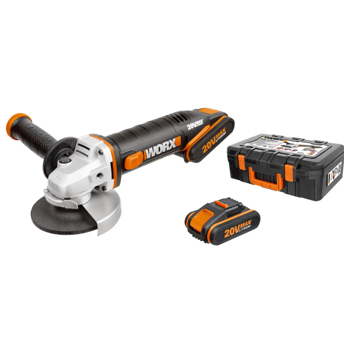 Worx Akku-Winkelschleifer-Set WX800
