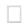 Wärmeschutzfenster Q 71 Premium Serie 3-fach Verglasung weiß 100 x 50 cm