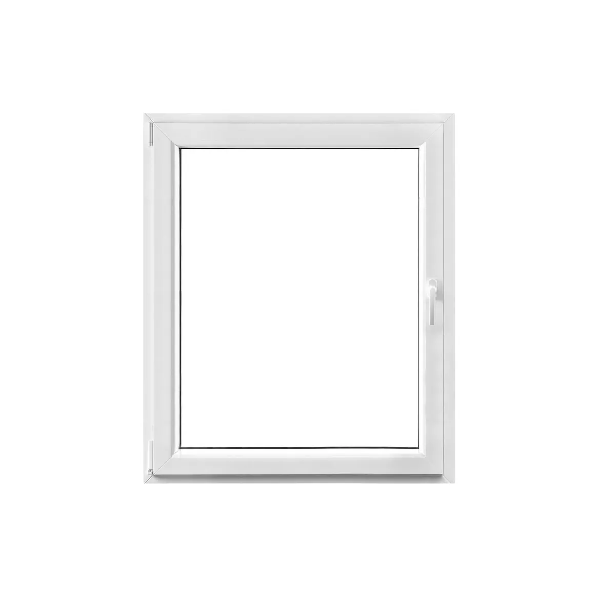 Wärmeschutzfenster Q 71 Premium Serie 3-fach Verglasung weiß 100 x 50 cm