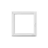 Wärmeschutzfenster Q 71 Premium Serie 3-fach Verglasung weiß 60 x 60 cm