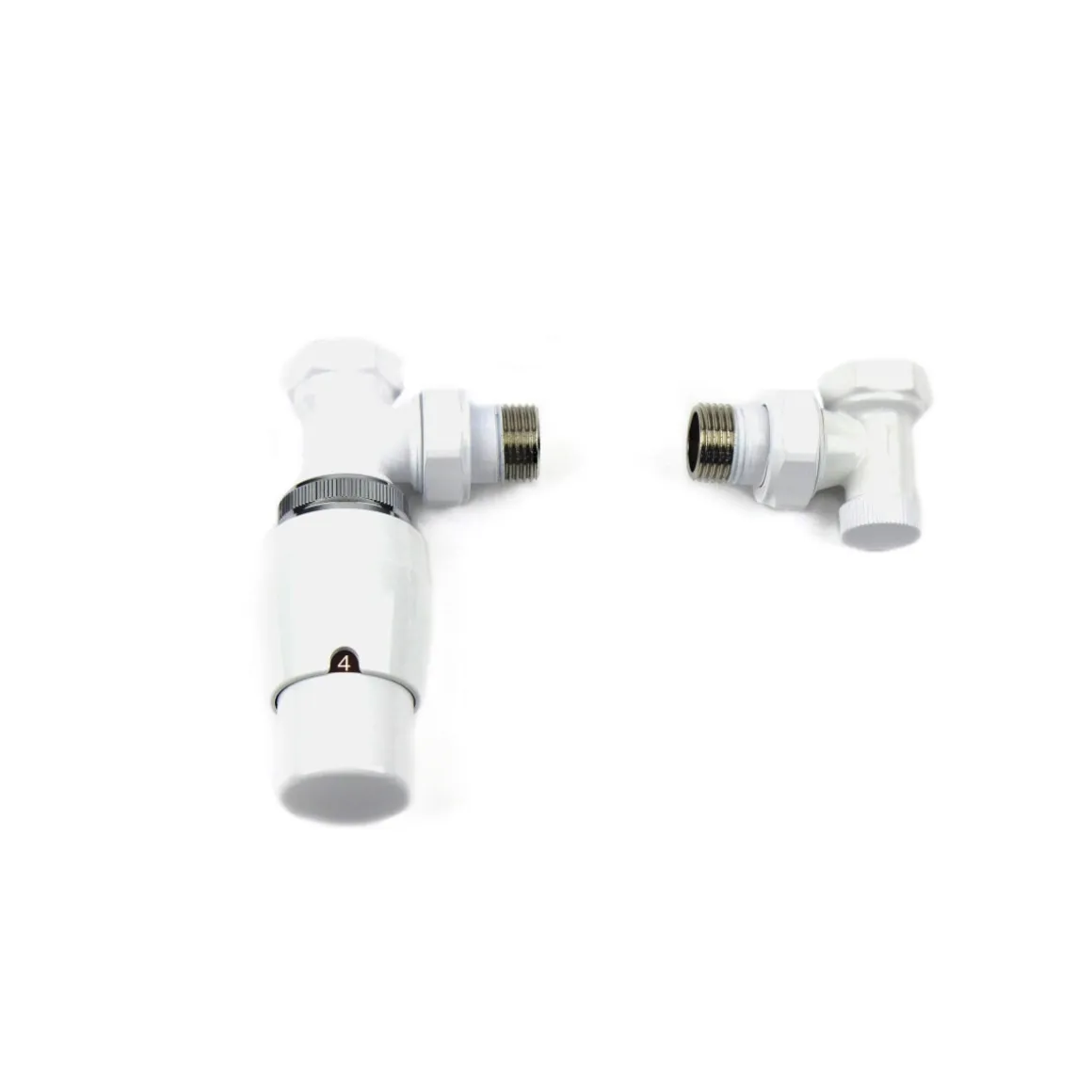 Ximax Heizkörper Zubehör Thermostatset Elegant Eck-Ausführung 16 mm Weiß