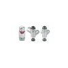 Ximax Heizkörper Zubehör Thermostatset für Mischbetrieb Eck-Ausführung 15 mm Chrom