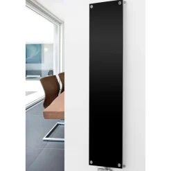 Ximax Raumheizkörper P1/G 1800 x 445 mm 616 Watt Mittenanschluss Glas Schwarz