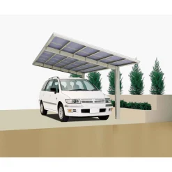 Ximax Carport Alu Linea 110 Y Edelstahl-Look