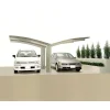 Ximax Carport Alu Portoforte 60 Edelstahl-Look Y-Ausführung