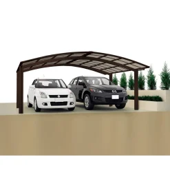Ximax Carport Alu Portoforte 80 M-Ausführung Mattbraun