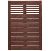 Zaunserie Aalborg Stufenelement 90 x 141 cm Fichte tabak lasiert