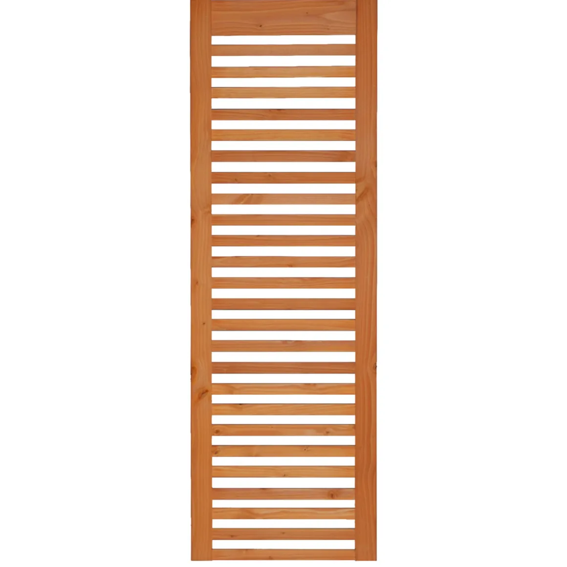 Zaunserie Aalborg Zwischenstück 60 x 180 cm Douglasie kirschbaumfarben lasiert